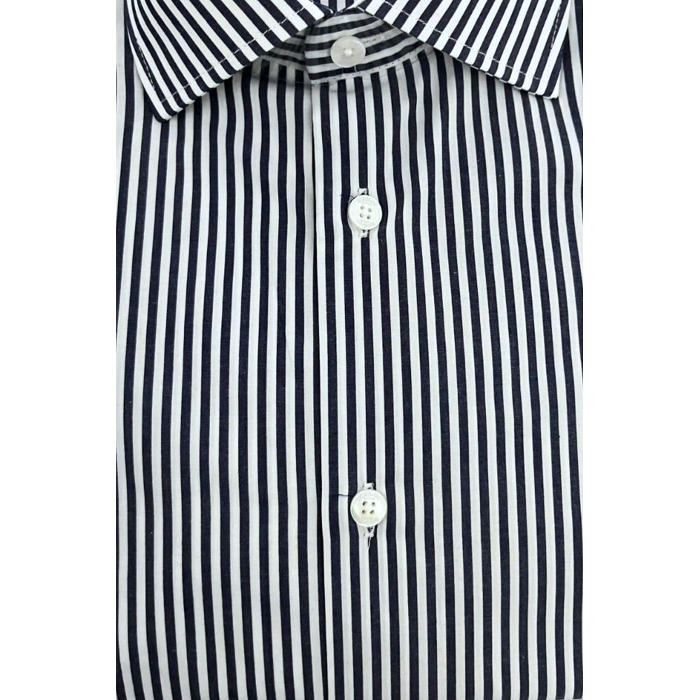 Blue Cotton Men Shirt