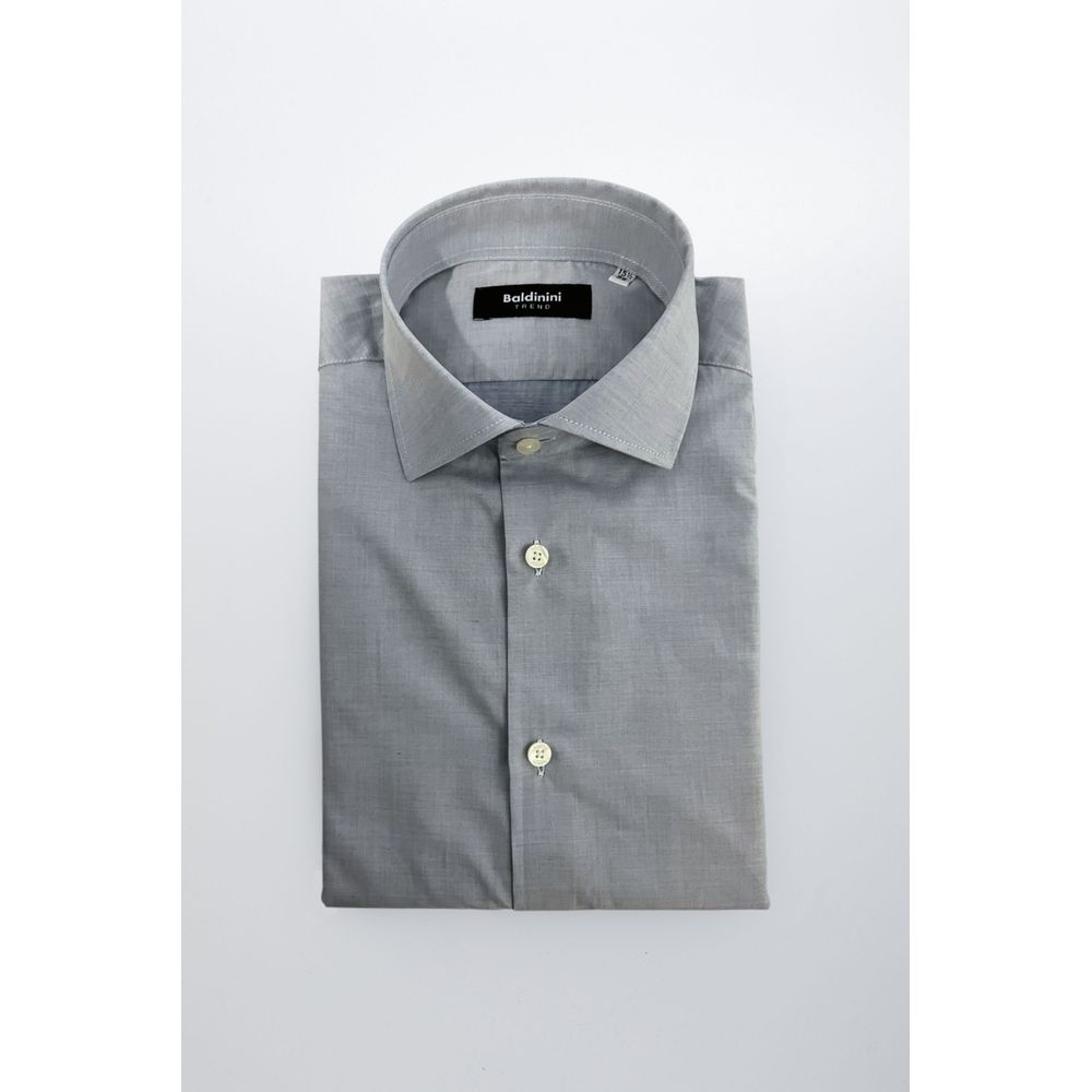 Light Blue Cotton Men Shirt