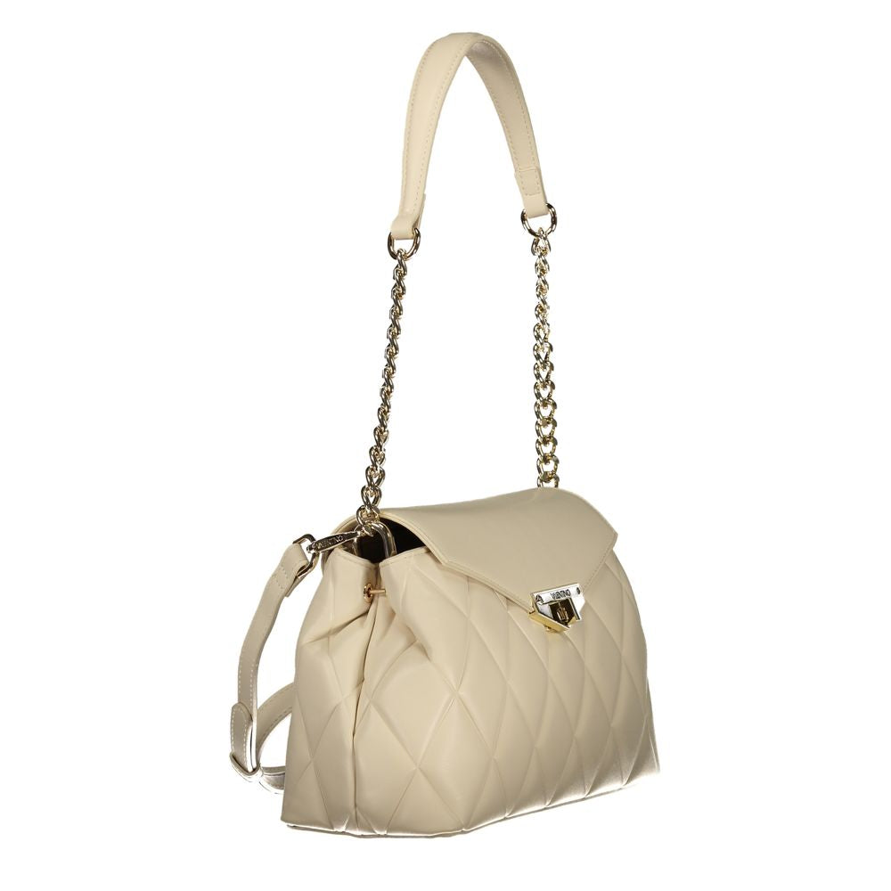 Beige Polyethylene Handbag