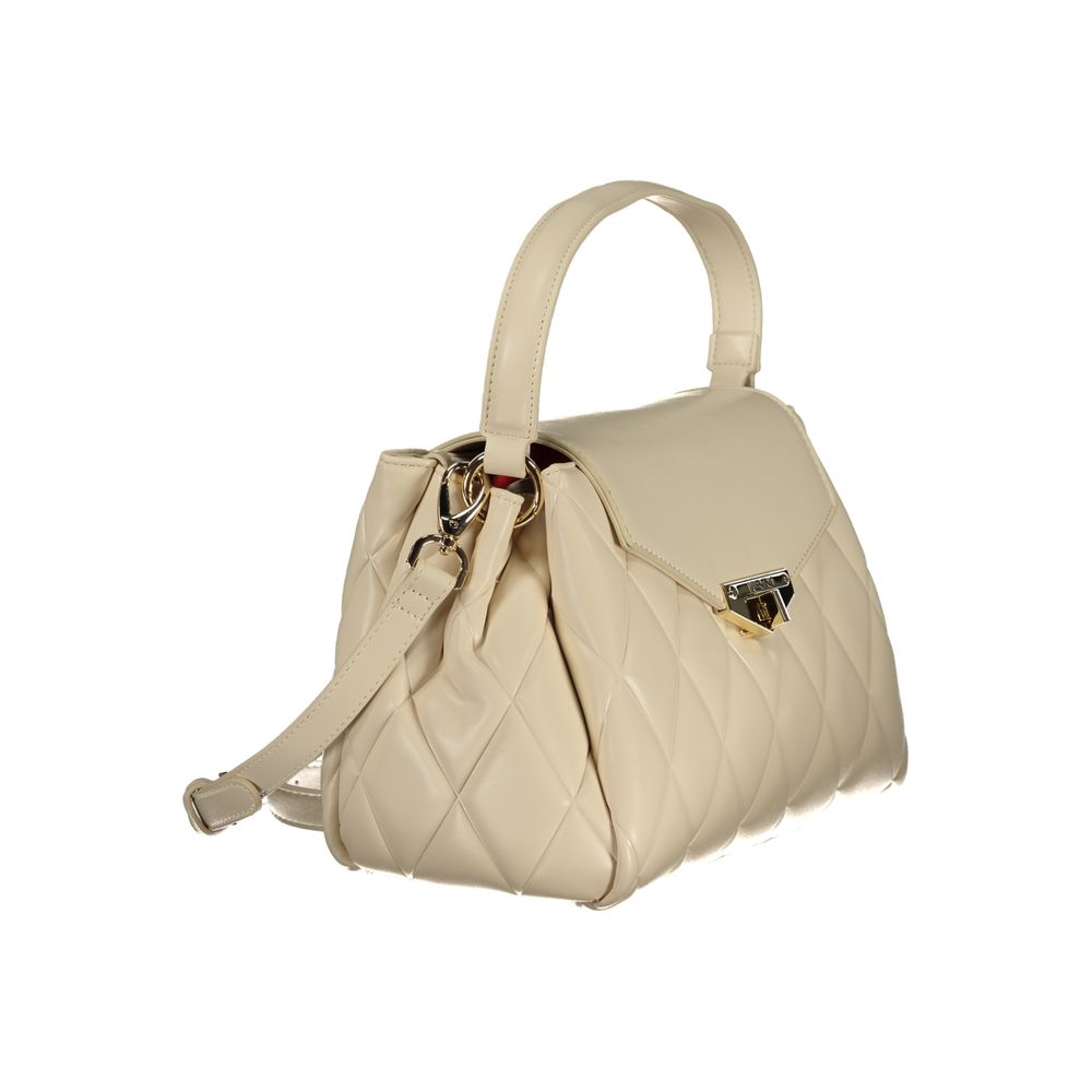Beige Polyethylene Handbag