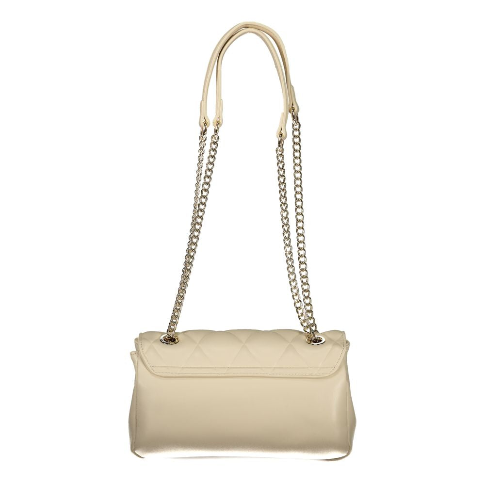 Beige Polyethylene Handbag