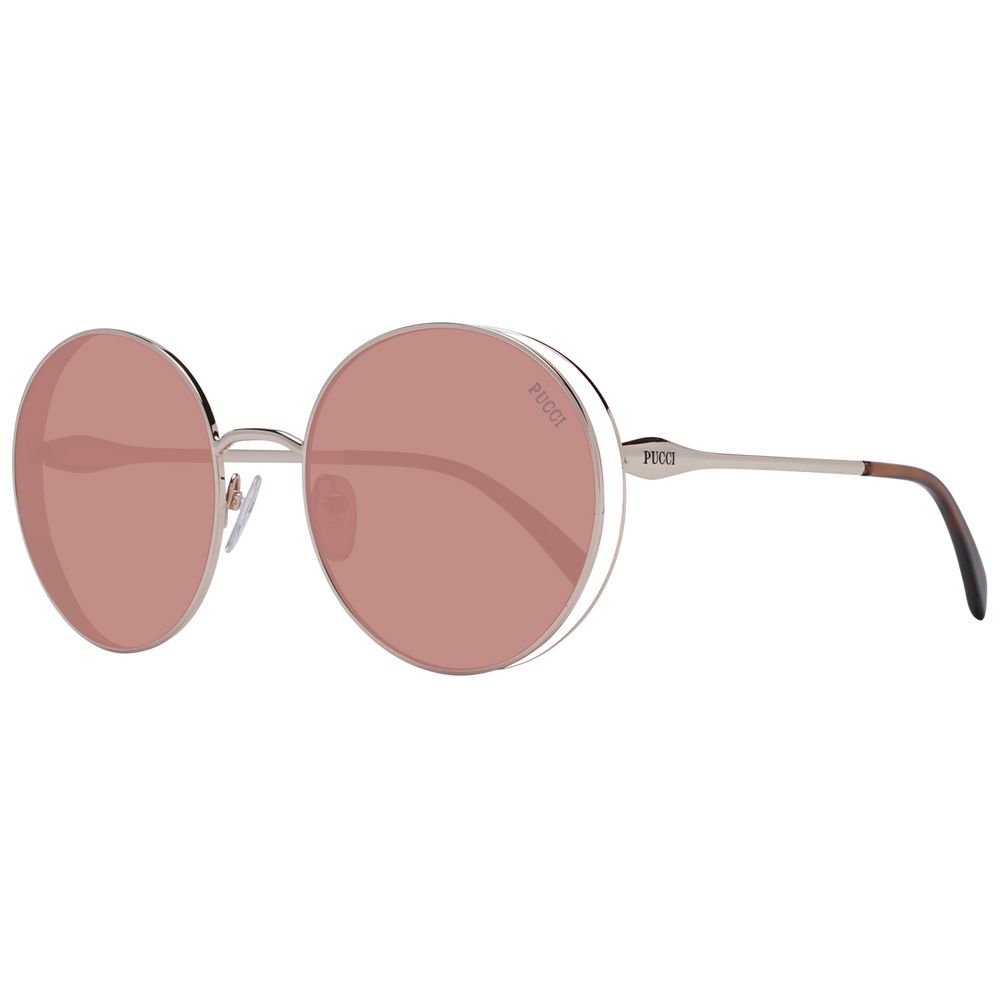 Rose Gold Metal Sunglasses