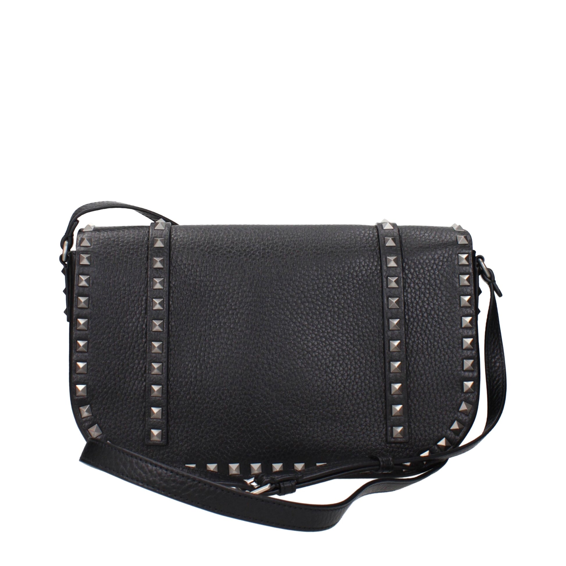 Black Leather Crossbody Bag