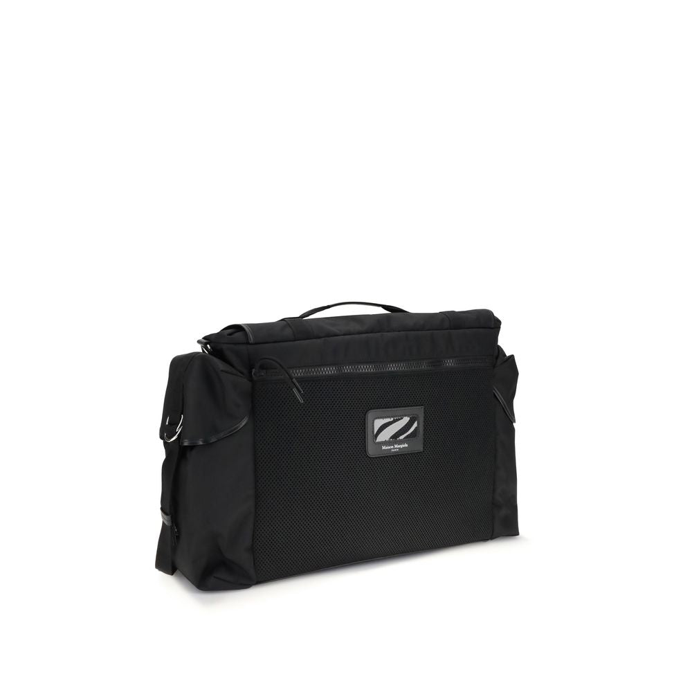 Black Polyamide Shoulder Bag