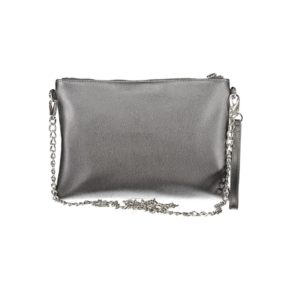 Gray Polyethylene Women Handbag