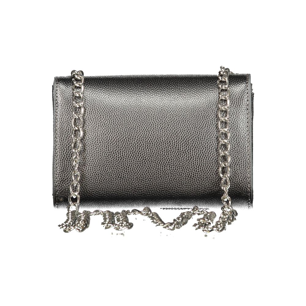 Gray Polyethylene Women Handbag