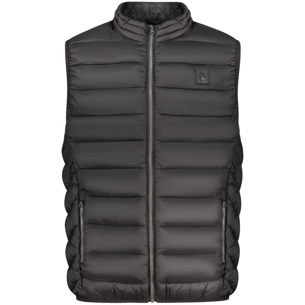 Black Polyamide Men Jacket