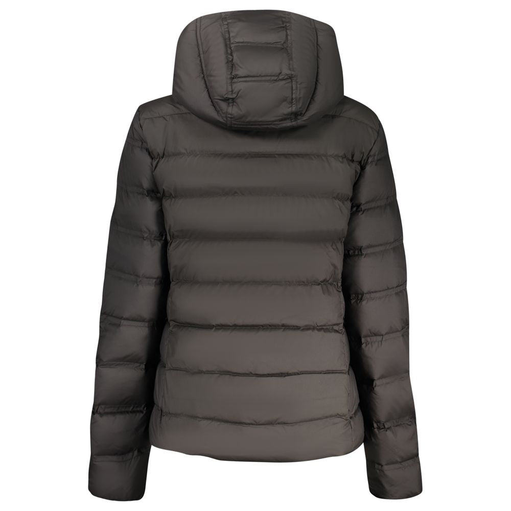 Black Recycled Polyester Women Jacket