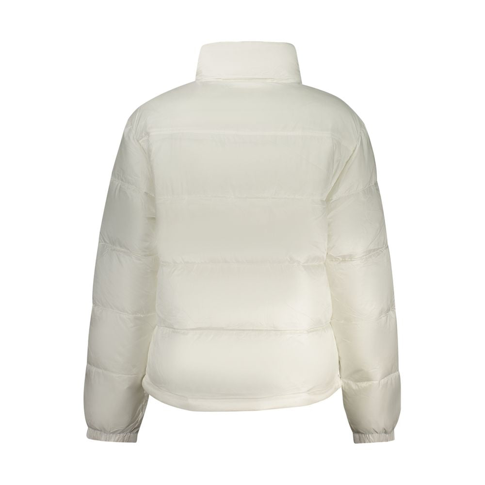 White Polyester Jackets & Coat