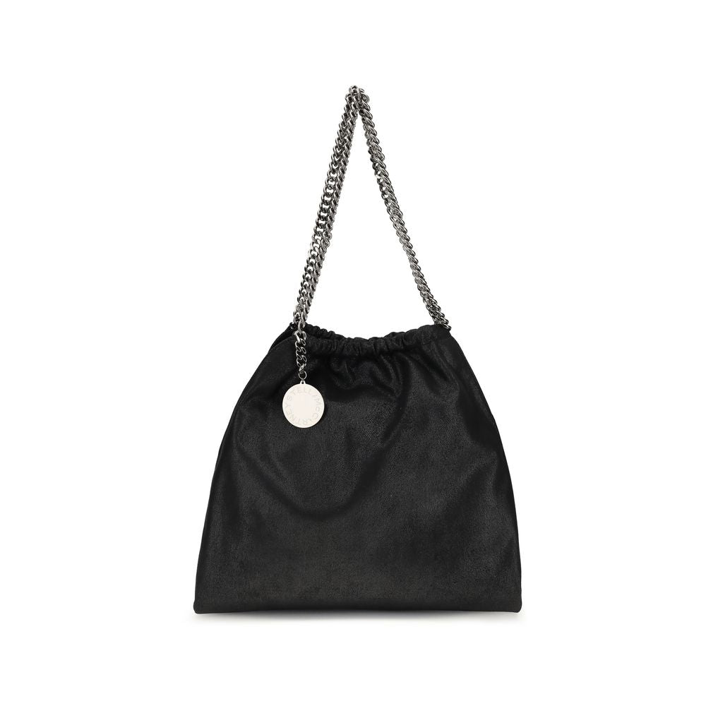 Black Polyester Shoulder Bag