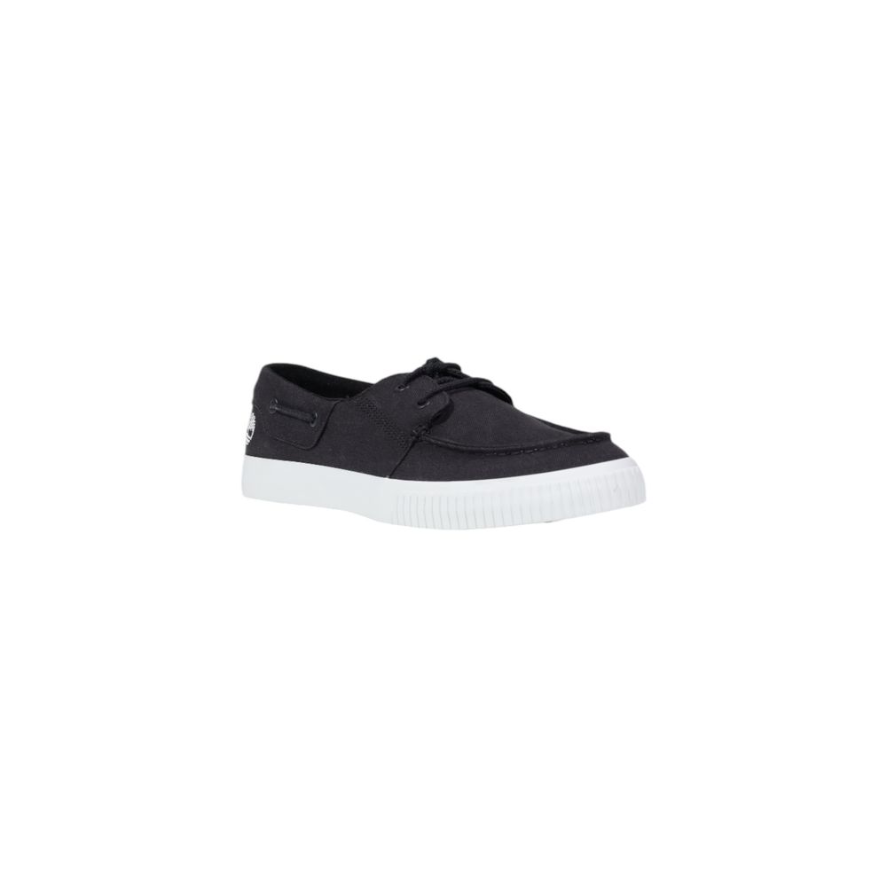 Black Lyocell Slip-On Loafers