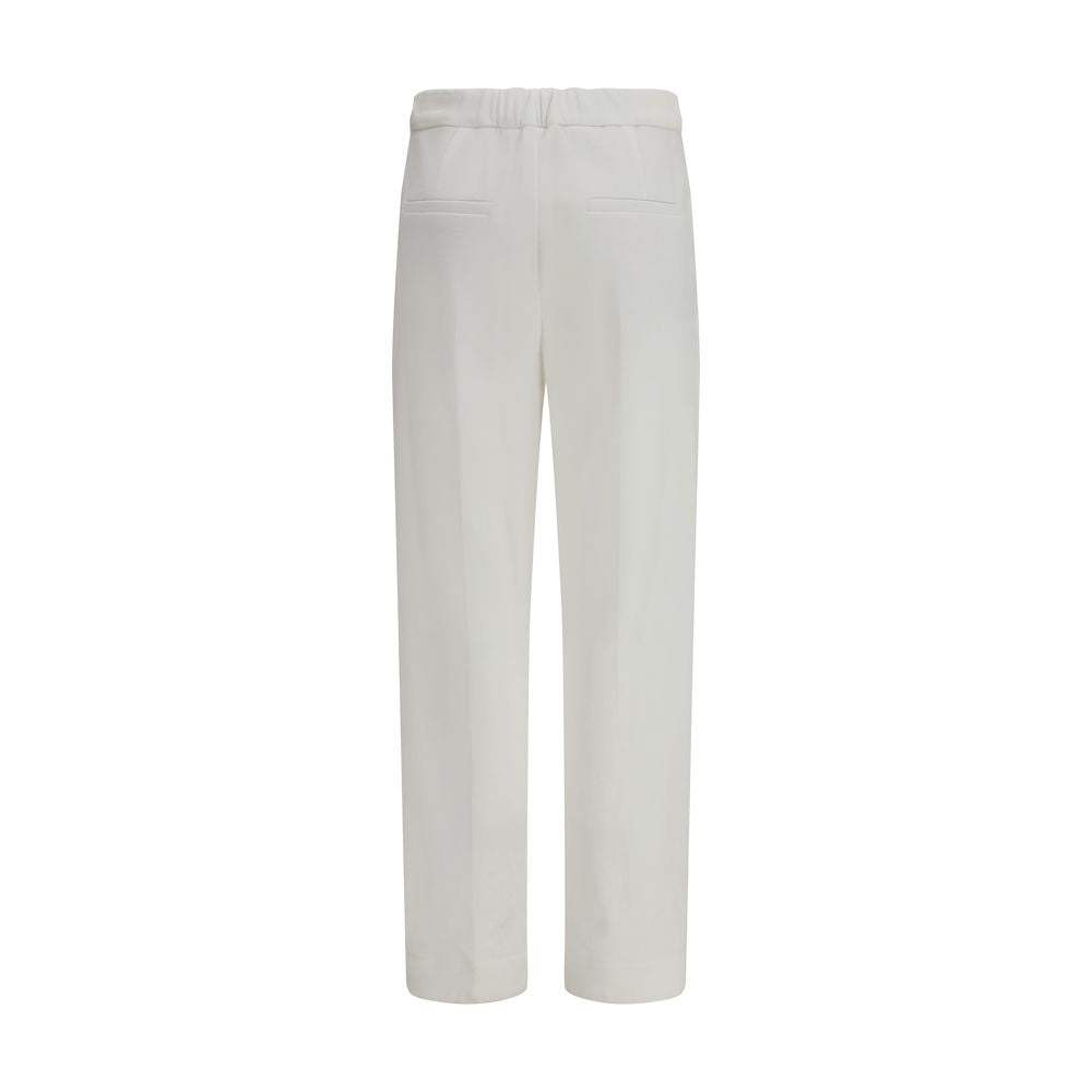 White Cotton Dress Pants