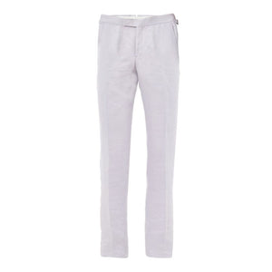 Purple Linen Dress Pants