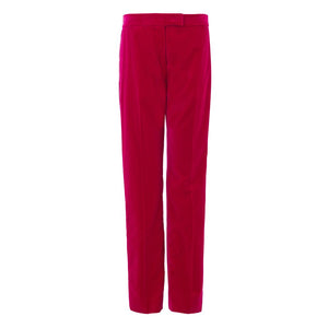 Fuchsia Cotton Dress Pants