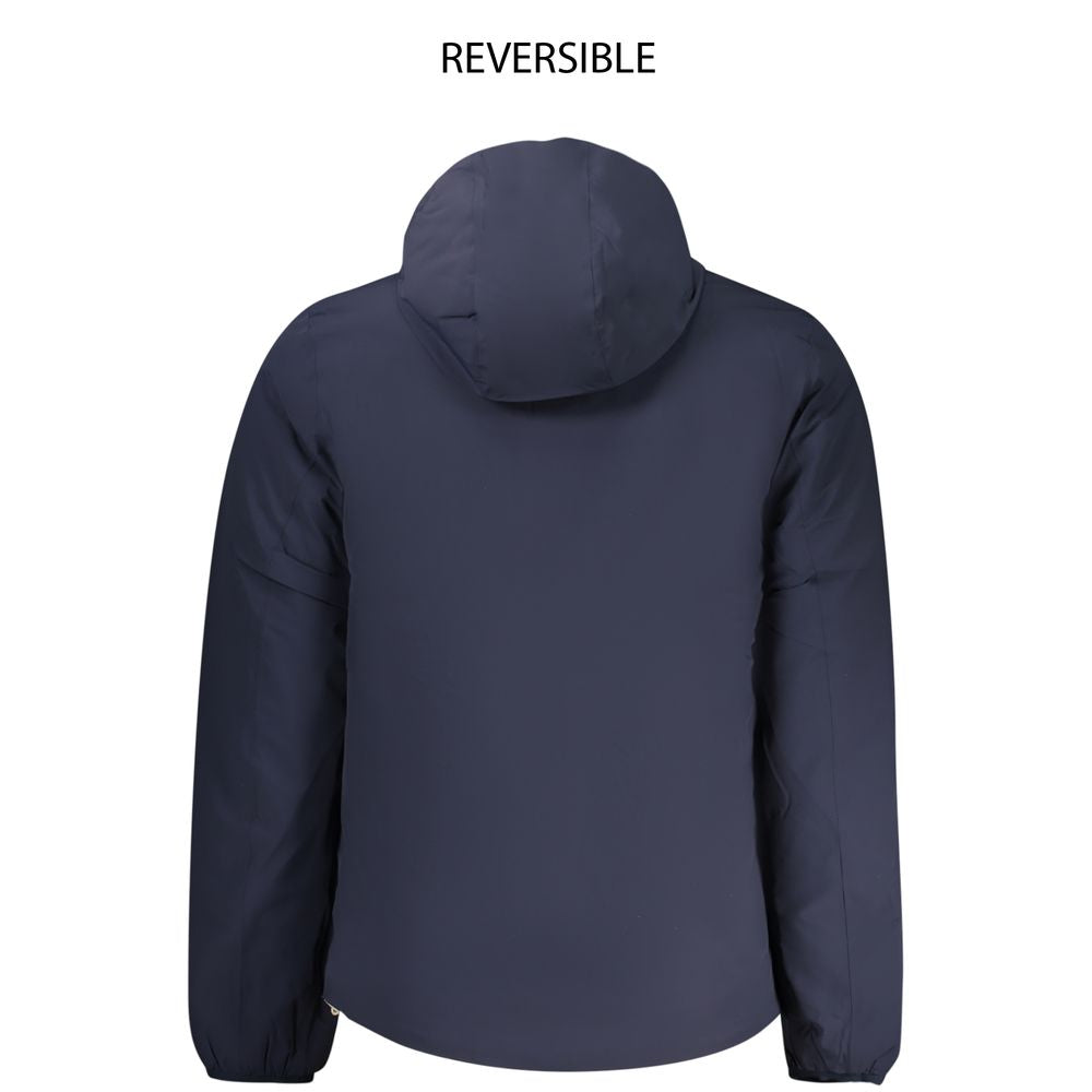 Blue Nylon Jackets & Coat