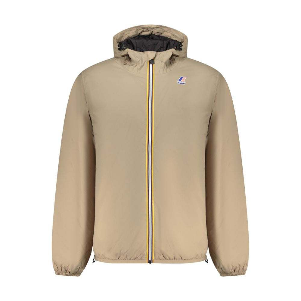 Beige Polyamide Jackets & Coat