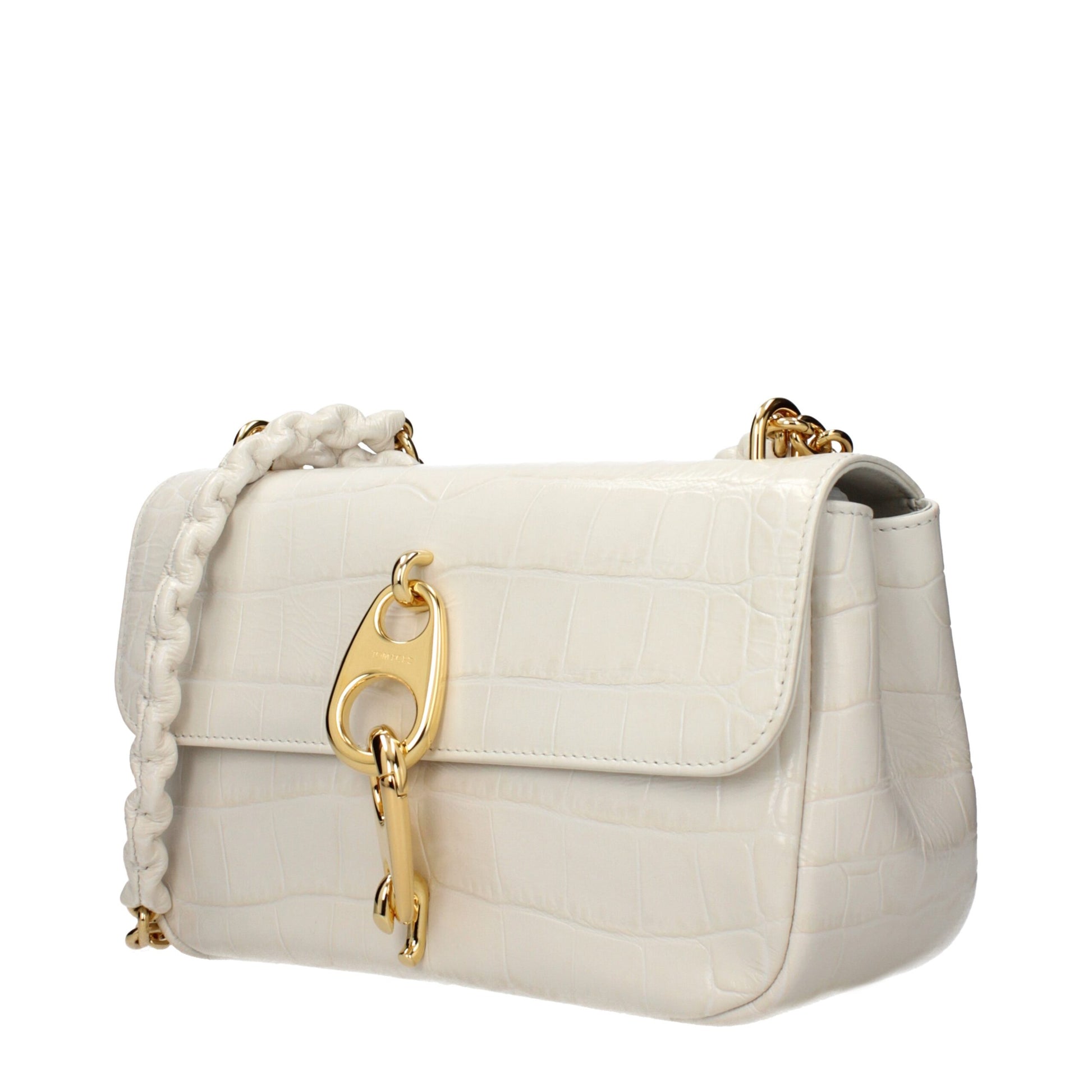White Leather Shoulder Bag