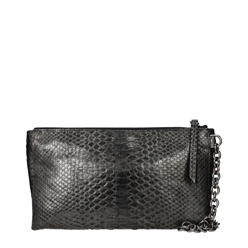 Gray Skin Handbag