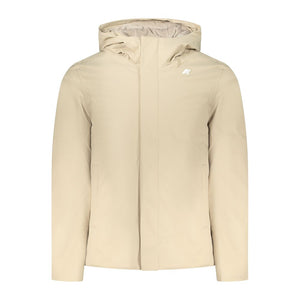 Beige Polyester Jackets & Coat