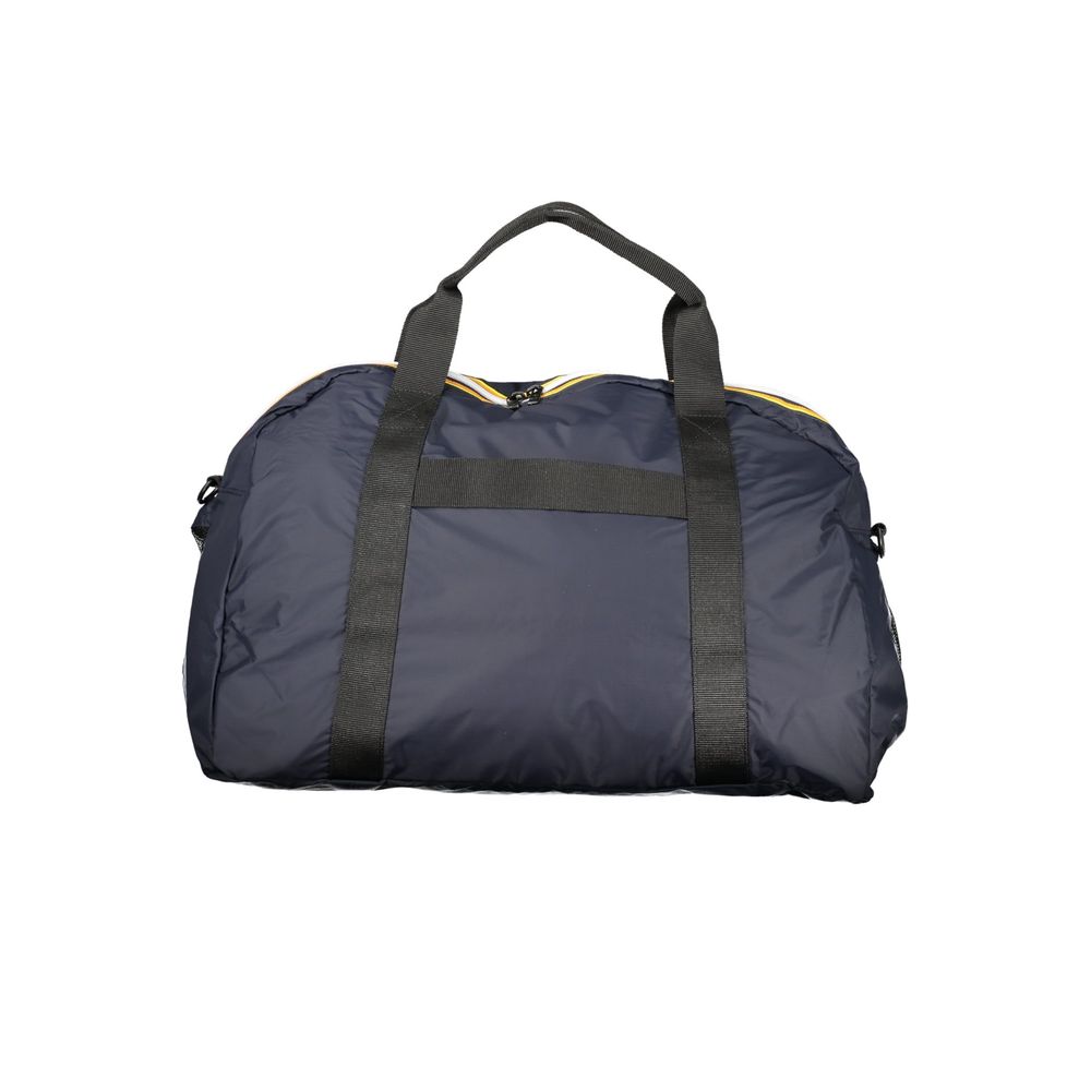 Blue Polyamide Unisex Handbag