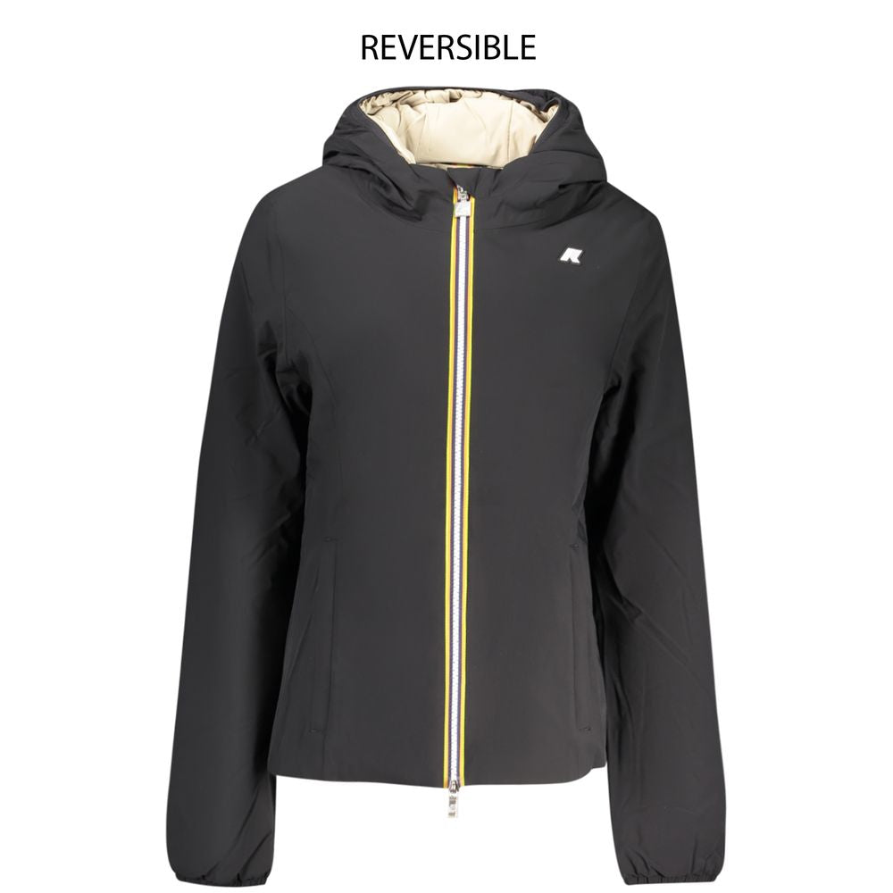 Black Nylon Jackets & Coat