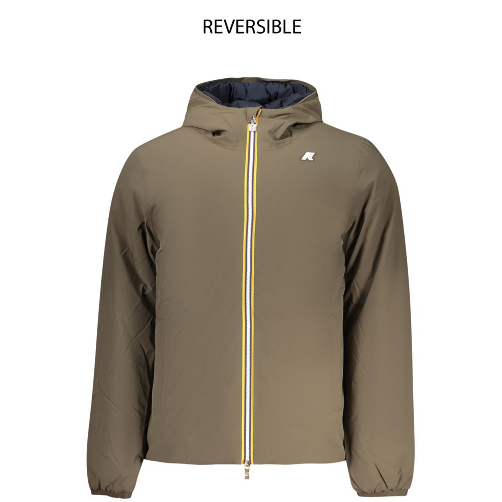 Green Nylon Jackets & Coat