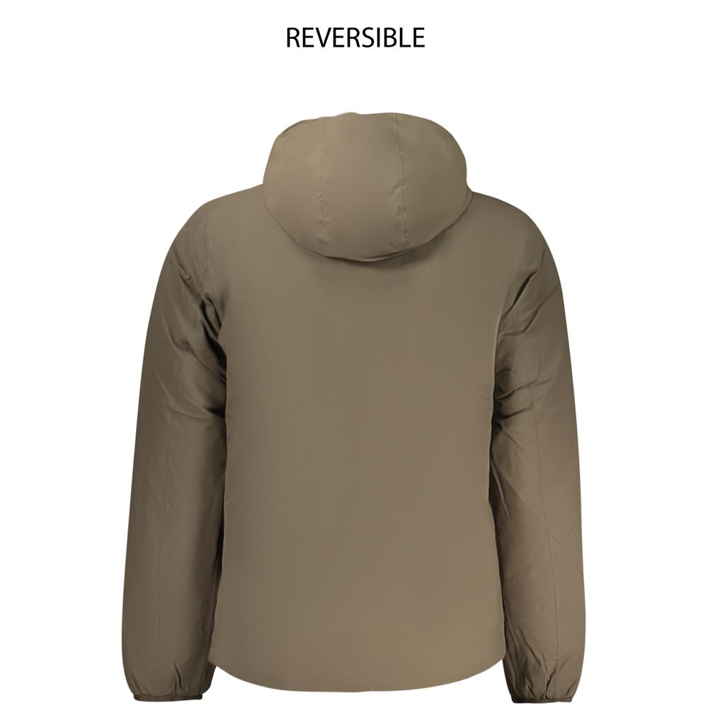 Green Nylon Jackets & Coat