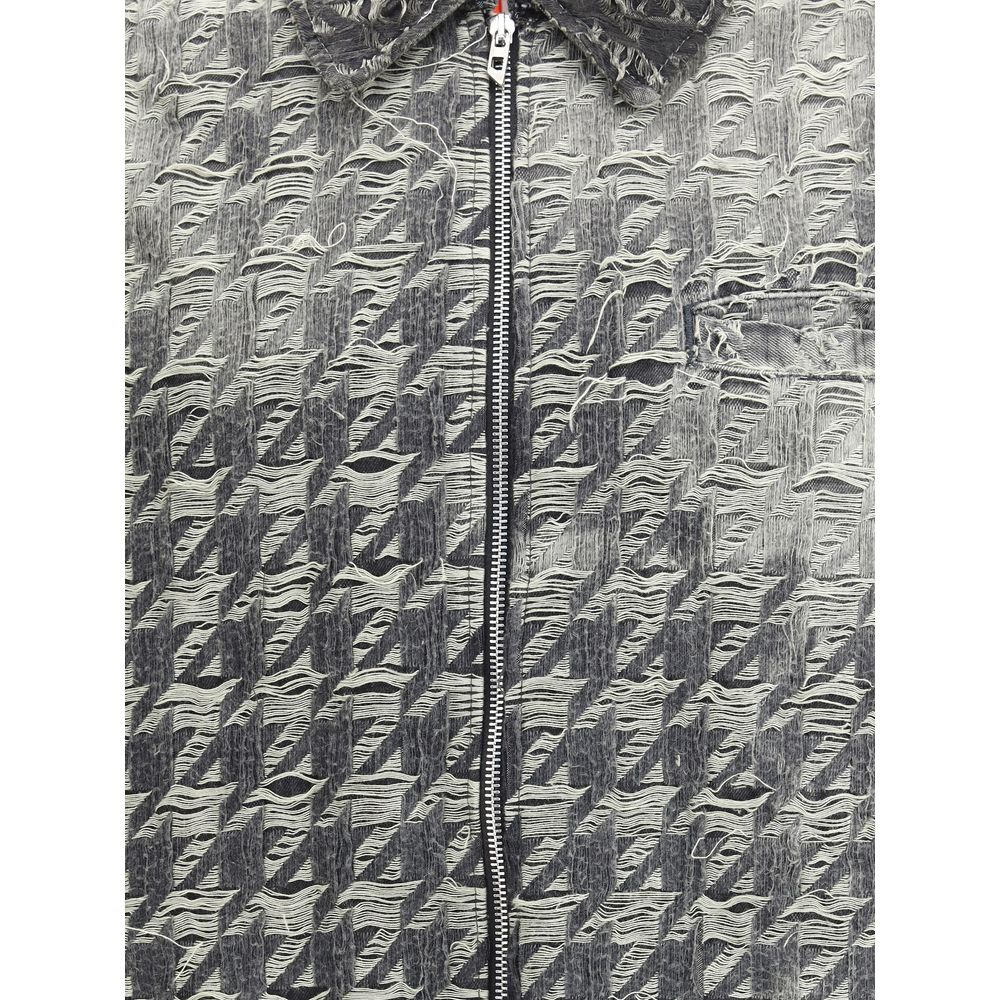 Multicolor Cotton Denim Jacket