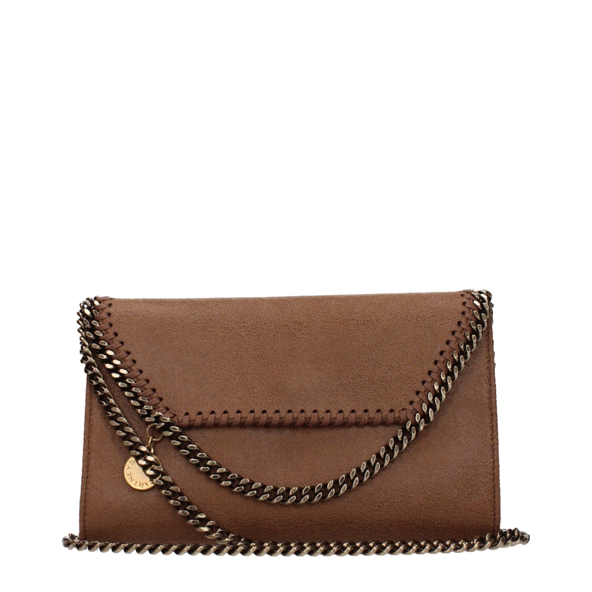 Brown Leather Clutch Bag