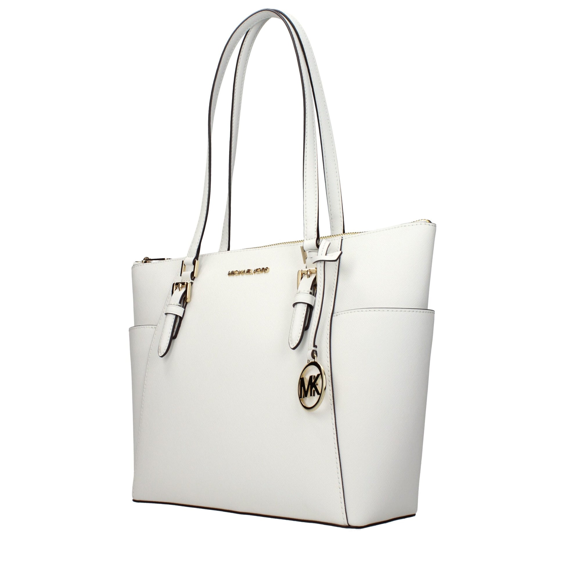 White Leather Shoulder Bag