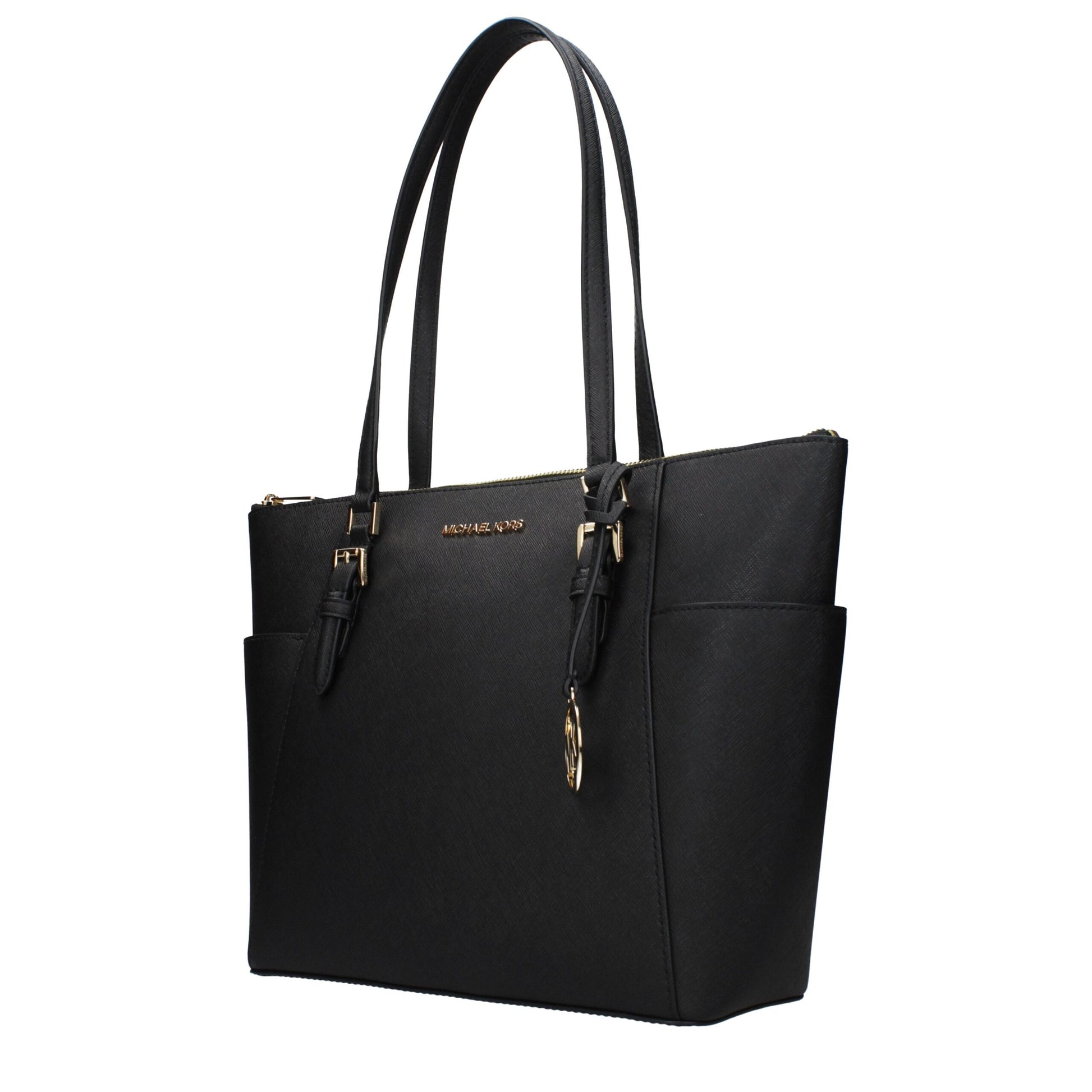 Black Leather Shoulder Bag