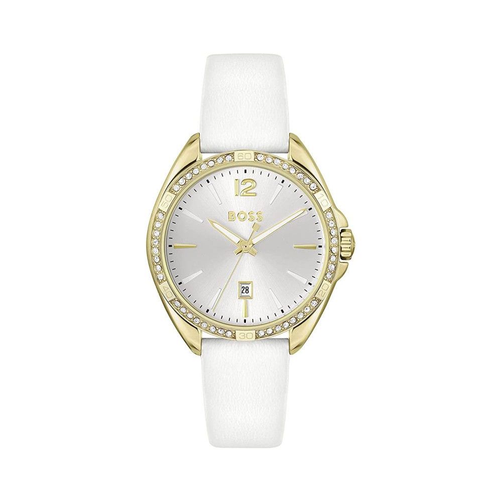 White Stainless Steel Dress Watch