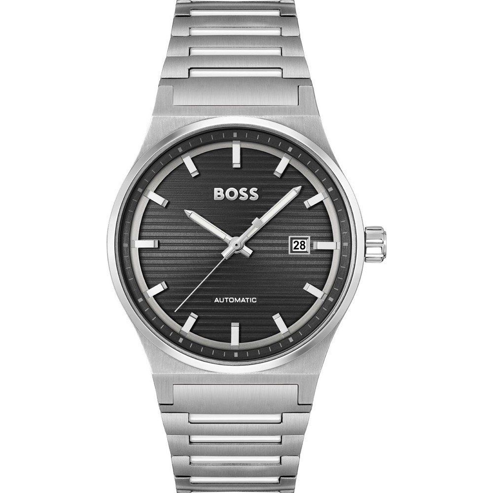 Gray Stainless Steel Dress Watch