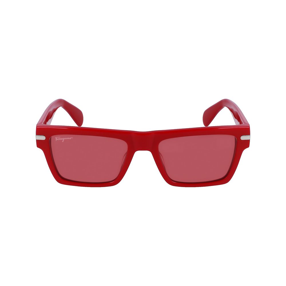 Red Acetate Sunglasses