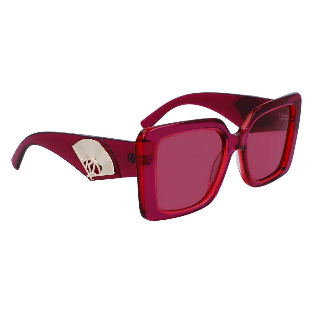 Red Acetate Sunglasses