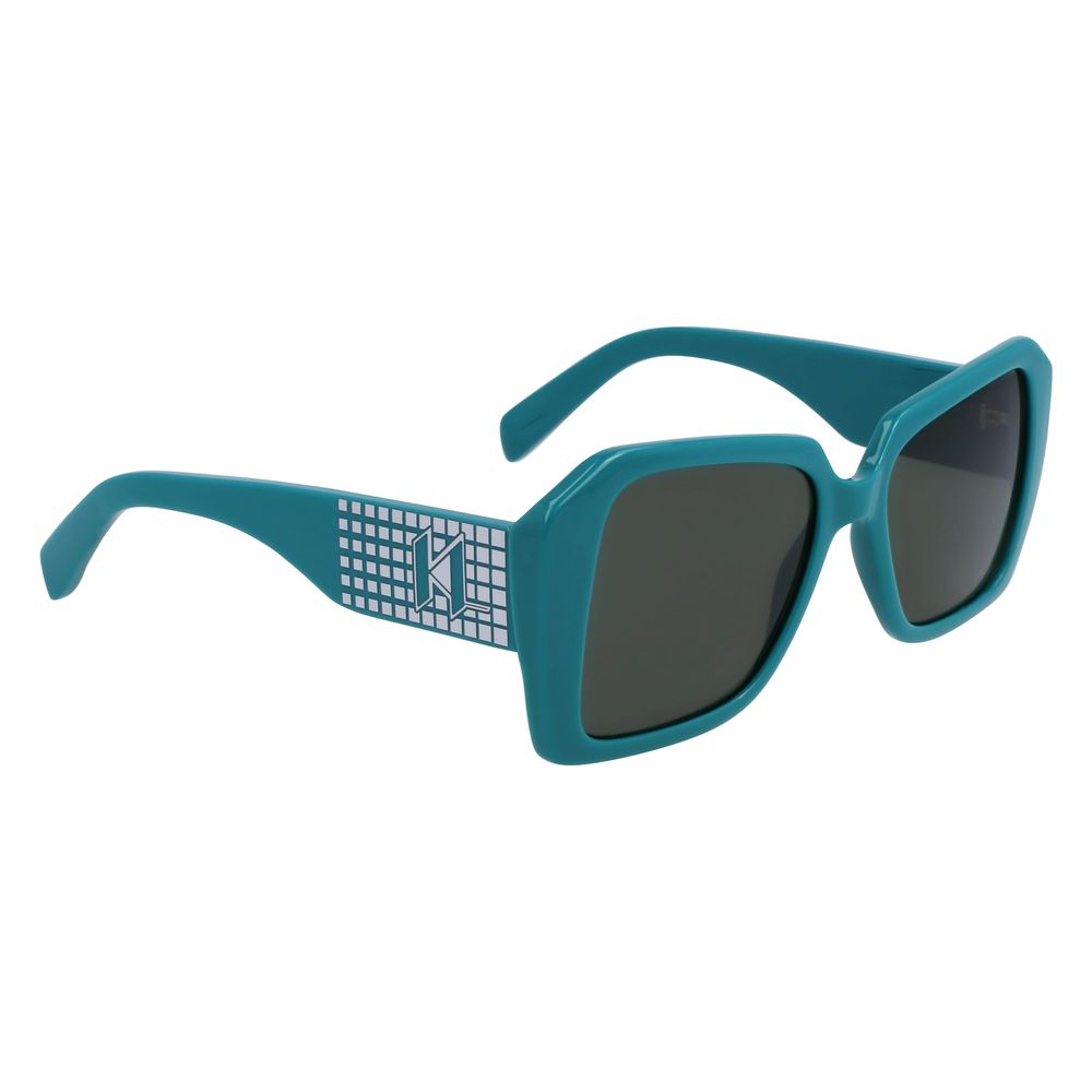 Green Injected Sunglasses