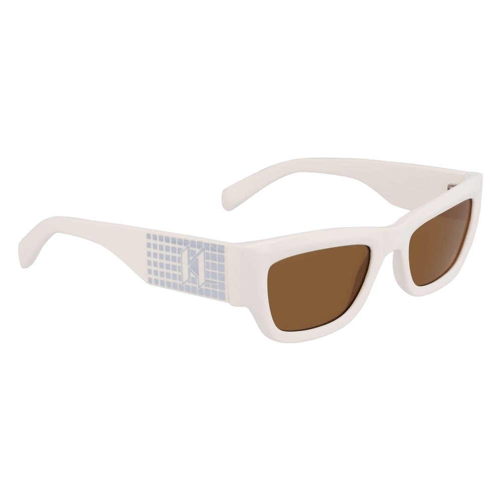 White Injected Sunglasses