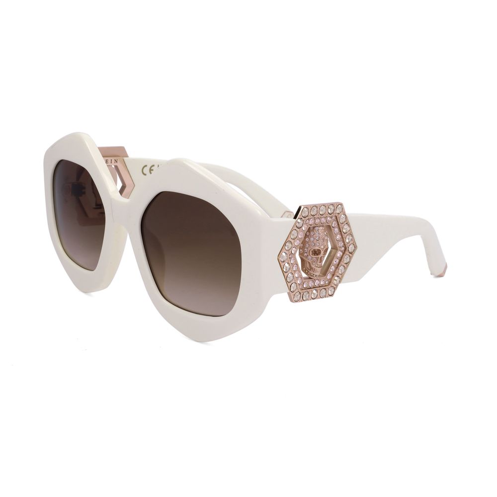 White Acetate Sunglasses