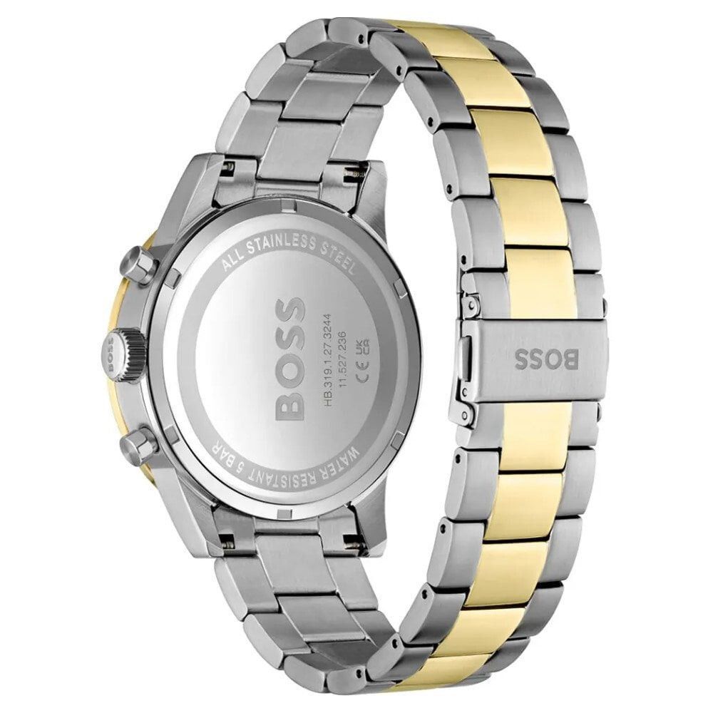 Gray Stainless Steel Dress Watch