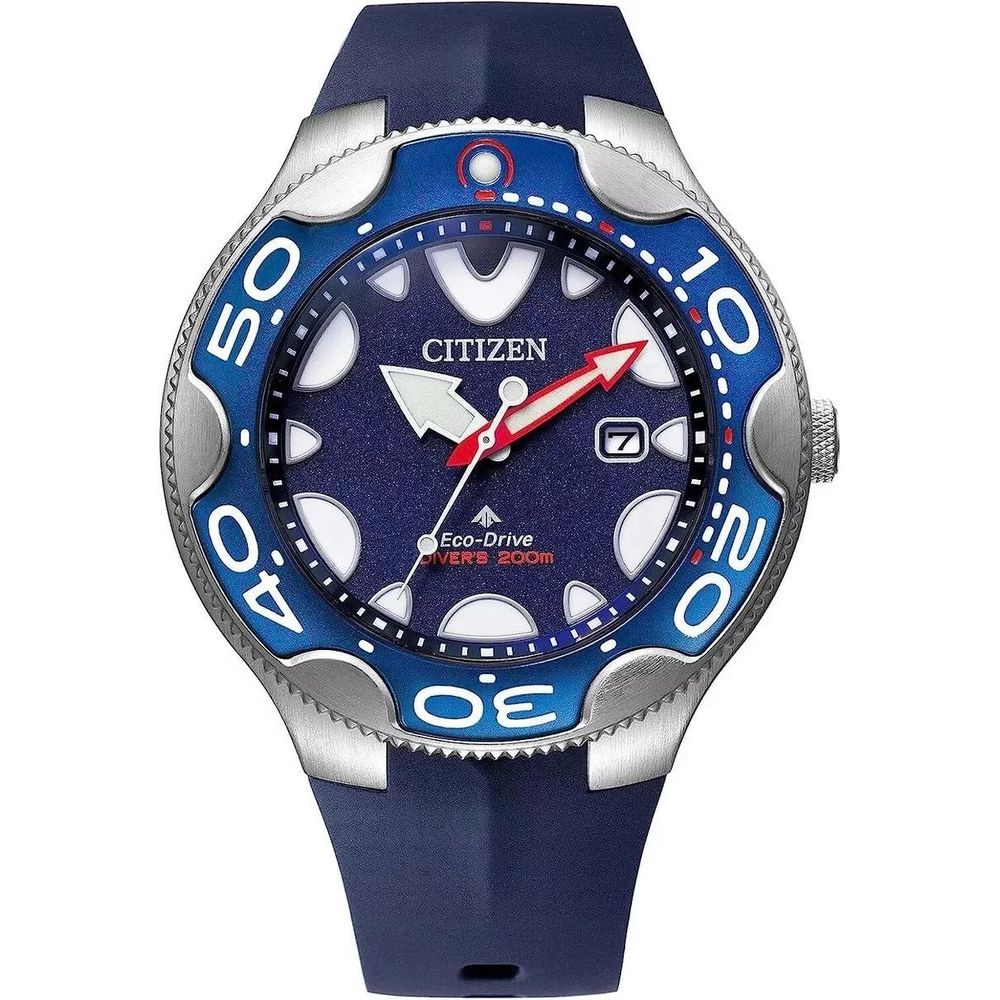 Blue Resin Sport Watch