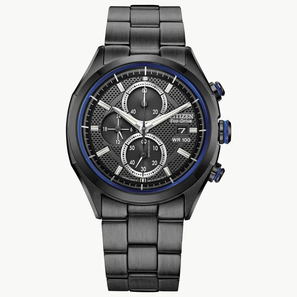 Black Stainless Steel Sport Watch