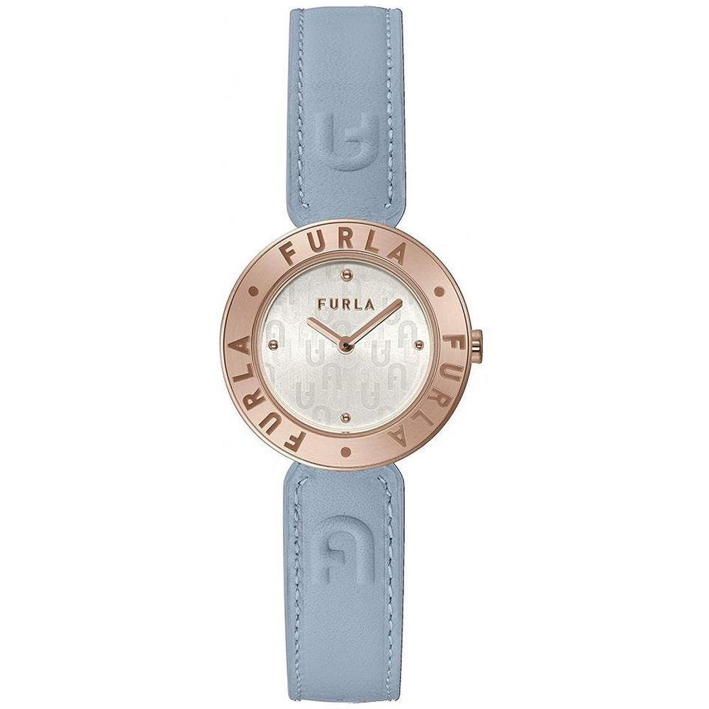 Blue Leather Dress Watch
