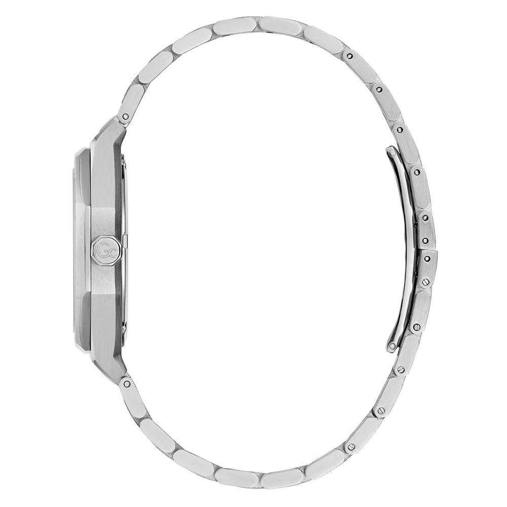 Gray Stainless Steel Dress Watch