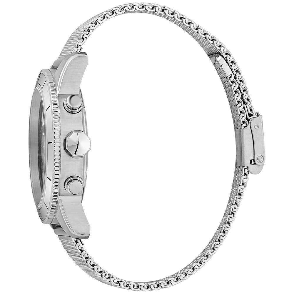 Gray Stainless Steel Bracelet Watch