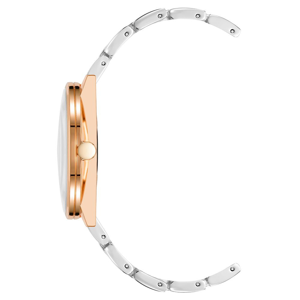 Gray Metal Dress Watch