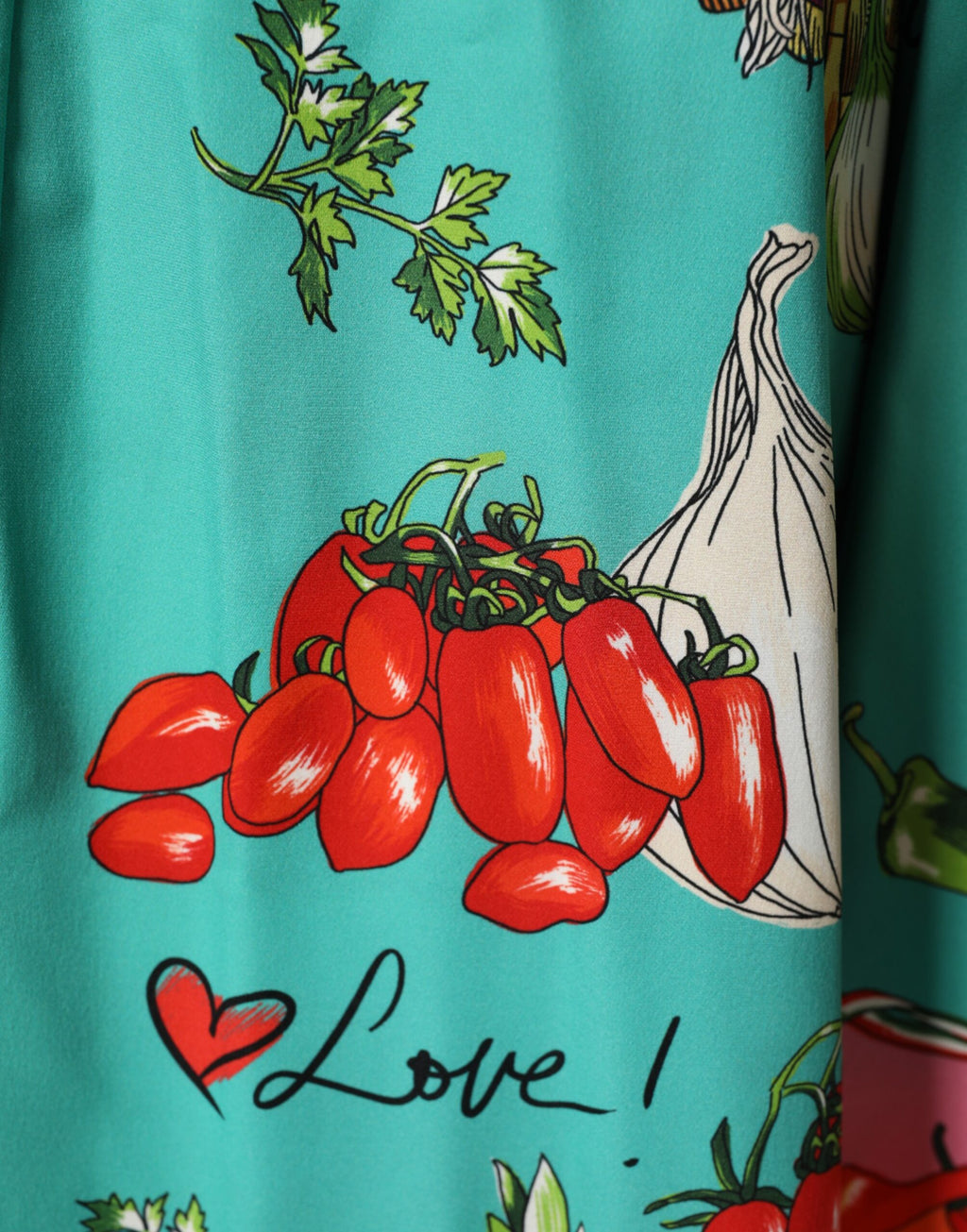 Green Printed Long Sleeve Wrap Coat Dress