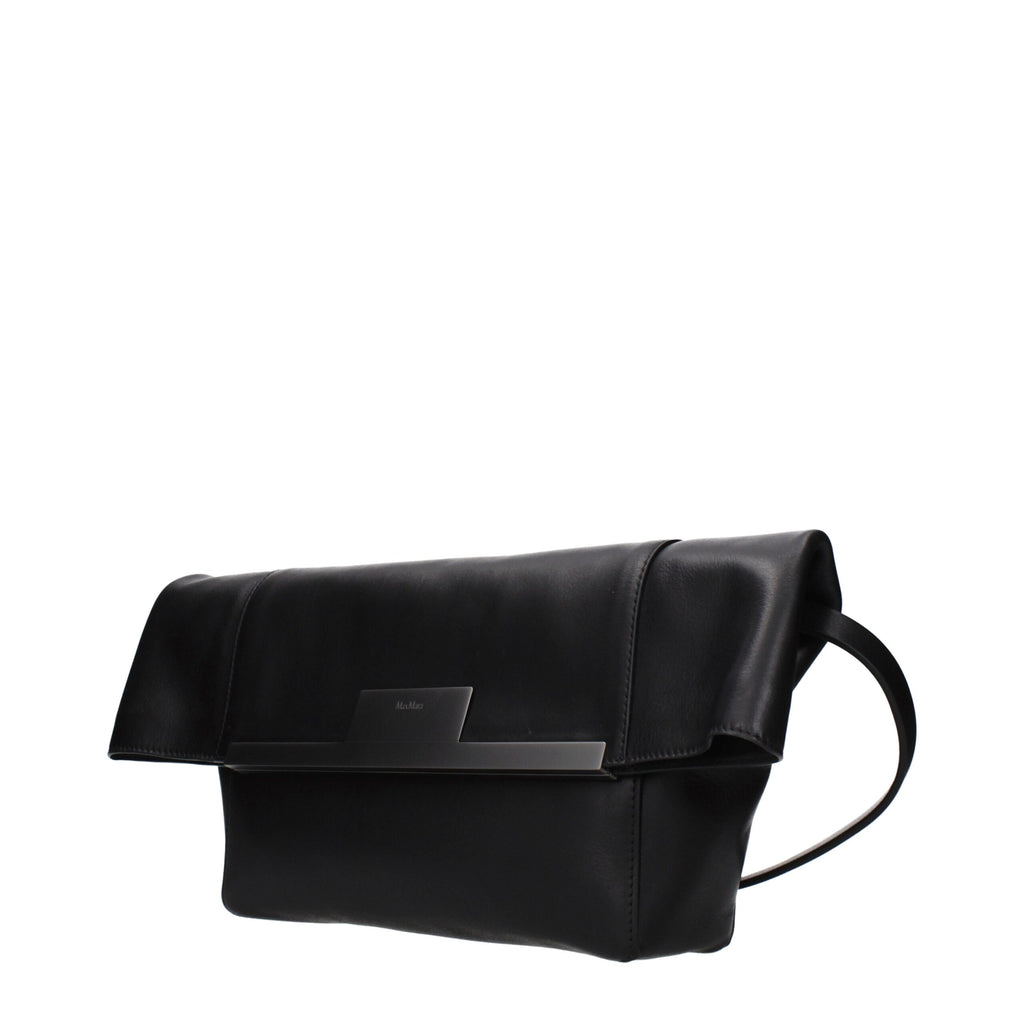 Black Leather Shoulder Bag