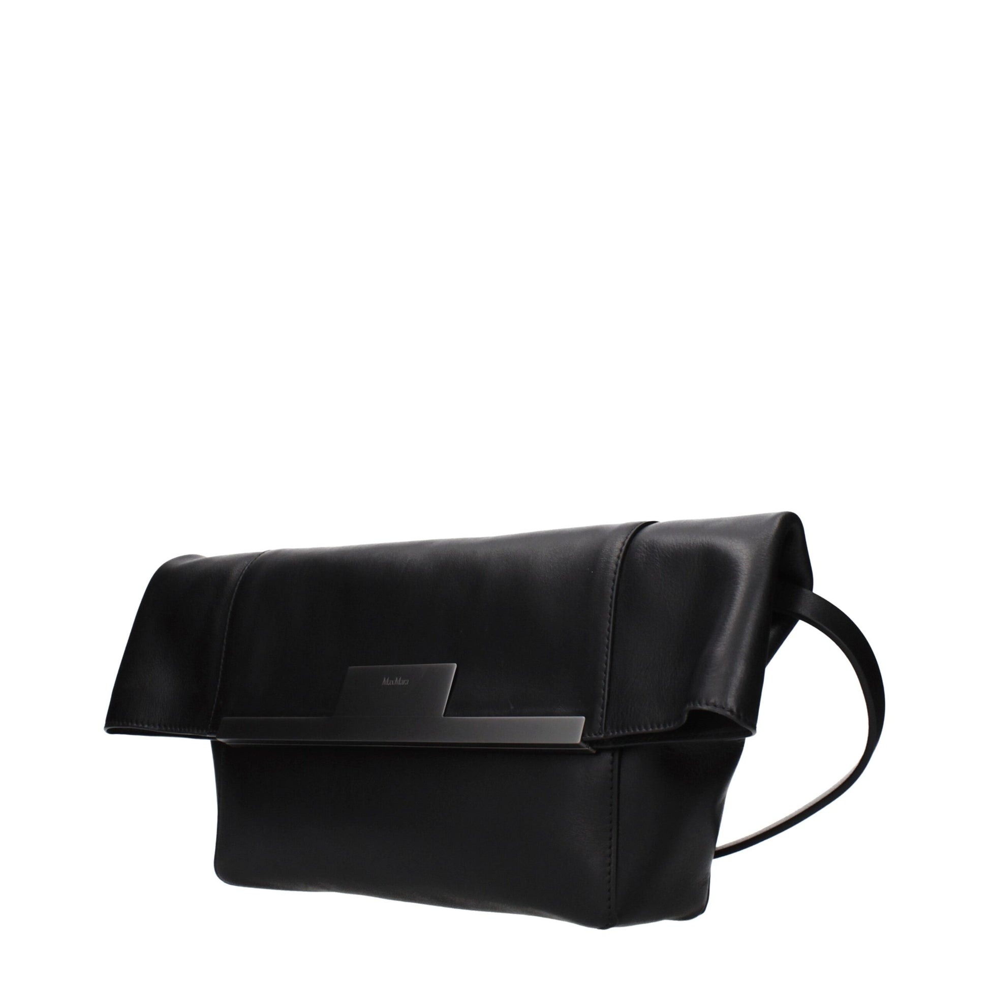 Black Leather Shoulder Bag