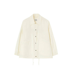 White Cotton Shell Jacket
