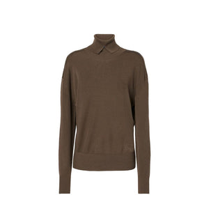 Brown Wool Sweatshirt